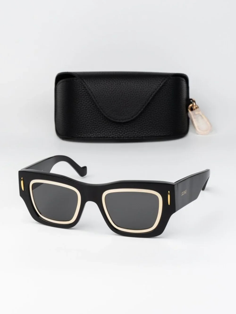 Loewe Men Sunglasses Black Square LW40168I 01A NEW AUTHENTIC